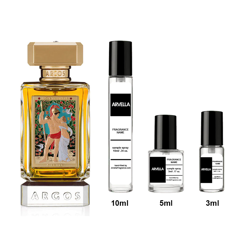 Argos Love Triumphs Over War Sample 3ml Spray - Arvella Fragrance